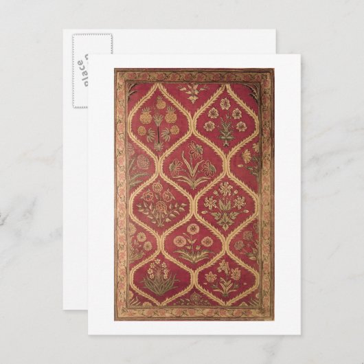 Persischer oder türkischer Teppich, 16./17. Jahrhu Postkarte (Vorne/Hinten)