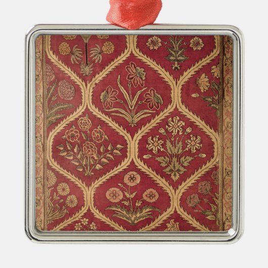 Persischer oder türkischer Teppich, 16./17. Ornament Aus Metall (Vorne)