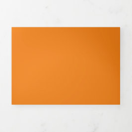 Persischer Orange, Sand Brown, Tan, Dreifach Gefaltete Karte
