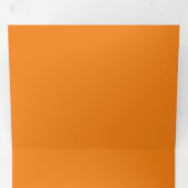 Persischer Orange, Sand Brown, Tan, Dreifach Gefaltete Karte (Innen Erste Seite)