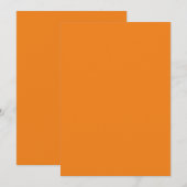 Persischer Orange, Sand Brown, Tan, Einladung (Vorne/Hinten)