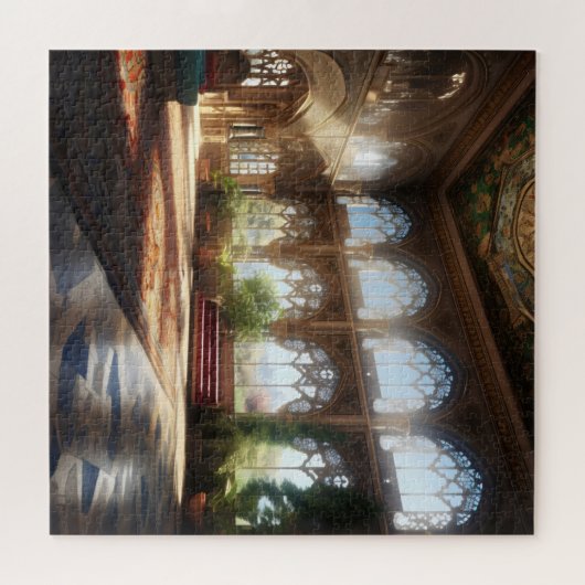 Persischer Palast Puzzle (Horizontal)