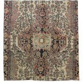 Persischer Sarouk Peach Pink Beige Duschvorhang (Vorderseite)