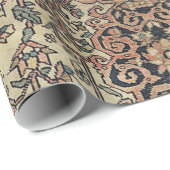 Persischer Sarouk Peach Pink Beige Geschenkpapier (Rolleneckpunkt)