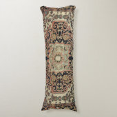 Persischer Sarouk Peach Pink Beige  Seitenschläferkissen (Vorderseite Vertikal)