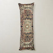 Persischer Sarouk Peach Pink Beige  Seitenschläferkissen (Rückseite (Vertikal))