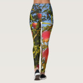 Persischer Seidenbaum Leggings (Rückseite)