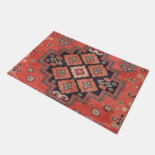 Persischer Seidenrumpf Fußmatte (Schrägansicht)