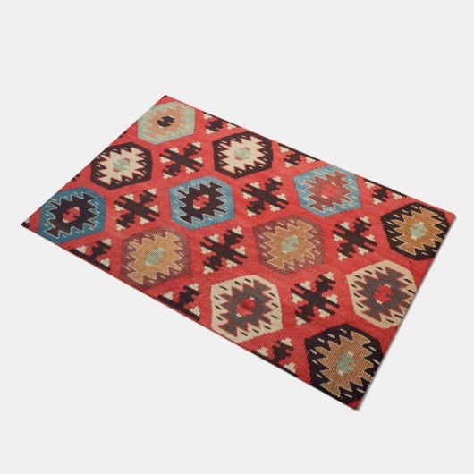 Persischer Seidenrumpf Fußmatte (Schrägansicht)