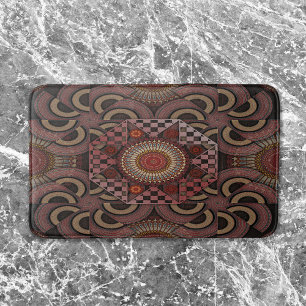 Persischer Sonnenstuhl gerahmter ethnischer Halbkr Badematte