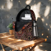 Persischer Sonnenstuhl gerahmter ethnischer Halbkr Bedruckter Rucksack