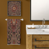 Persischer Sonnenstuhl gerahmter ethnischer Halbkr Strandtuch