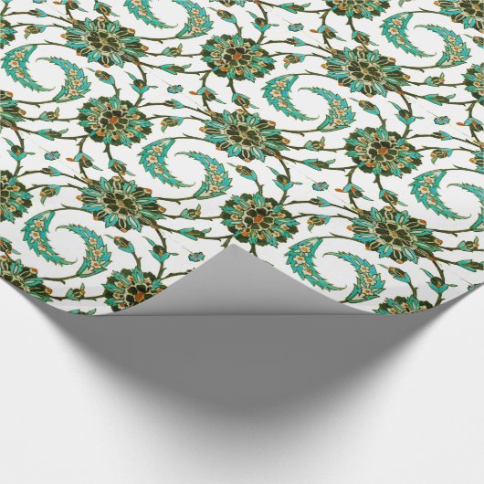 Persischer Strudel Geschenkpapier (Ecke)