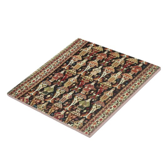 Persischer Teppich, 19.-2. Jahrhundert Fliese (Seite)