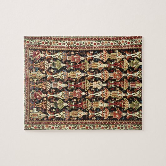 Persischer Teppich, 19.-2. Jahrhundert Puzzle (Horizontal)