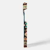 Persischer Teppich bunt iPhone Hülle (Linke Seite)