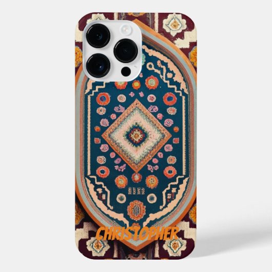 Persischer Teppich bunt iPhone Hülle (Rückseite)