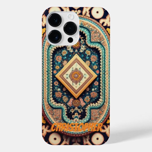 Persischer Teppich bunt iPhone Hülle (Rückseite)