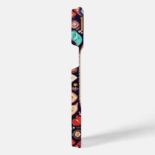 Persischer Teppich bunt iPhone Hülle (Rechte Seite)