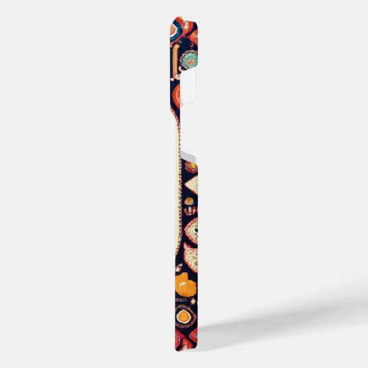 Persischer Teppich bunt iPhone Hülle (Linke Seite)