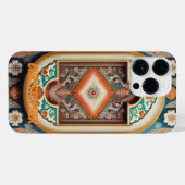Persischer Teppich bunt iPhone Hülle (Rückseite (Horizontal))