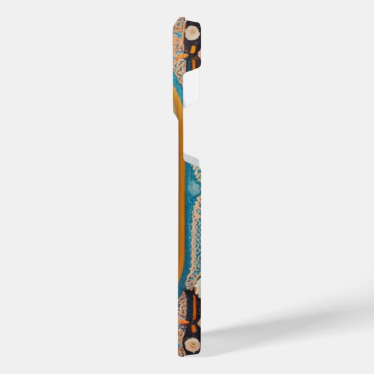 Persischer Teppich bunt iPhone Hülle (Linke Seite)