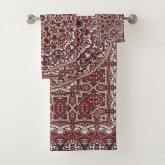 Persischer Teppich in Farbe Badhandtuch Set