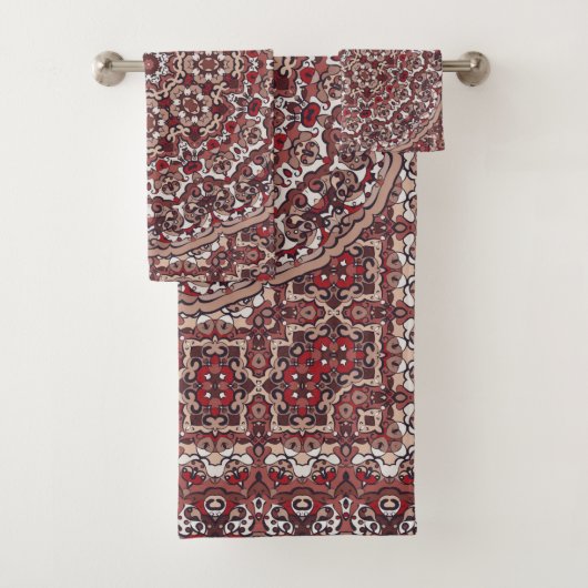 Persischer Teppich in Farbe Badhandtuch Set (Insitu)