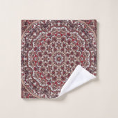 Persischer Teppich in Farbe Badhandtuch Set (Waschlappen)
