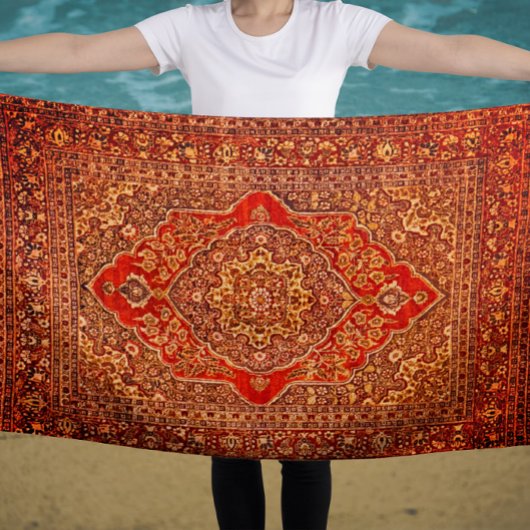 Persischer Teppich-Look no2 - Tabris Strandtuch