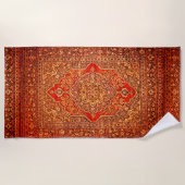 Persischer Teppich-Look no2 - Tabris Strandtuch (Vorderseite)