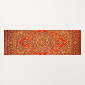 Persischer Teppich-Look no2 - Tabris  Yogamatte (Rückseite (Horizontal))