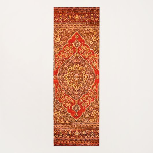 Persischer Teppich-Look no2 - Tabris  Yogamatte (Rückseite)