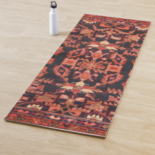 Persischer Teppich Östlicher Akzent Vintage Türkis Yogamatte