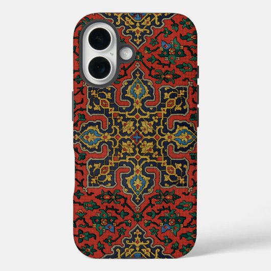Persischer Teppich Rot Blau Klassisch Case-Mate iPhone Hülle (Rückseite)