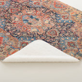 Persischer Teppich Schwarz Rot  Sherpadecke (3/4)