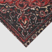 Persischer Teppichausdruck in Rose getöntes Feld Seidenpapier (Detail)