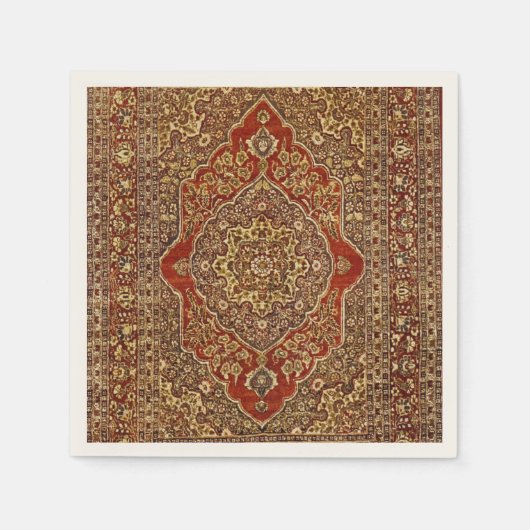 Persischer Teppichausdruck - Tabris Serviette (Vorderseite)