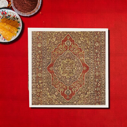 Persischer Teppichausdruck - Tabris Serviette