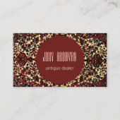 Persischer Teppichaussehen - Antiquitätenhändler Visitenkarte (Vorderseite)