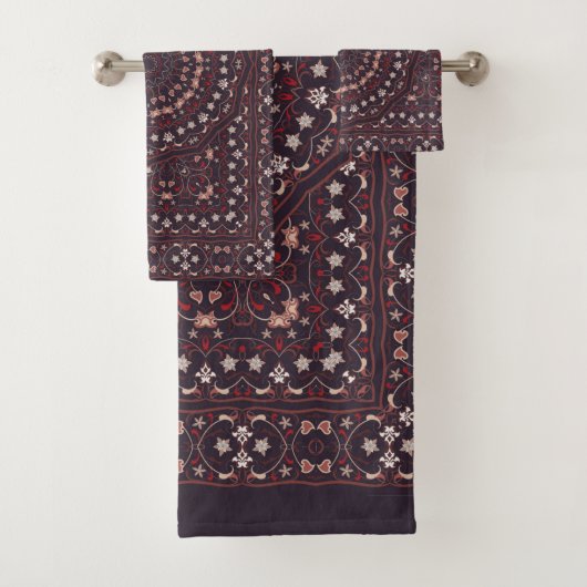 Persischer Teppichboden Badhandtuch Set (Insitu)