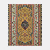 Persischer Teppichboden Elegantes Design Fleecedecke (Vorderseite)
