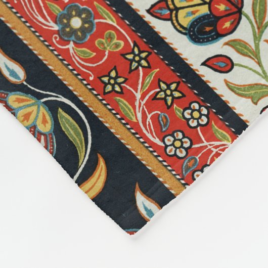 Persischer Teppichboden Elegantes Design Fleecedecke (Ecke)