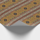 Persischer Teppichboden Elegantes Design Geschenkpapier (Ecke)