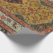 Persischer Teppichboden Elegantes Design Geschenkpapier (Ecke)