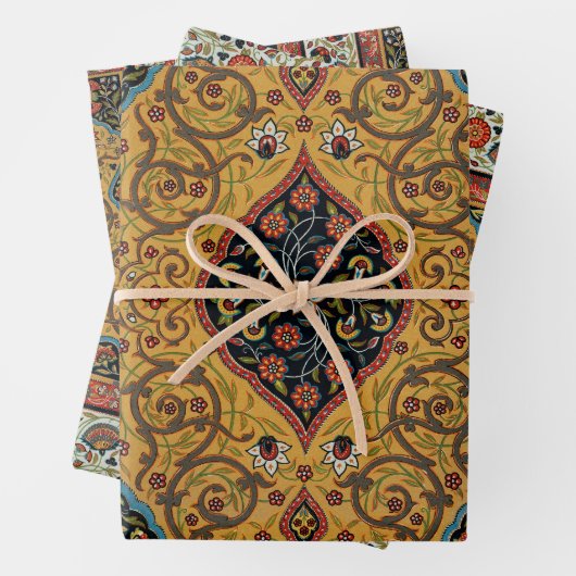 Persischer Teppichboden Elegantes Design Geschenkpapier Set (Beispiel)