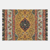 Persischer Teppichboden Elegantes Design Geschenkpapier Set (Vorderseite)