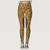 Persischer Teppichboden Elegantes Design Leggings (Vorderseite)