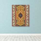 Persischer Teppichboden Elegantes Design Leinwanddruck (Insitu (Holzboden))