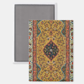 Persischer Teppichboden Elegantes Design Magnet (Vorderseite/Rückseite)